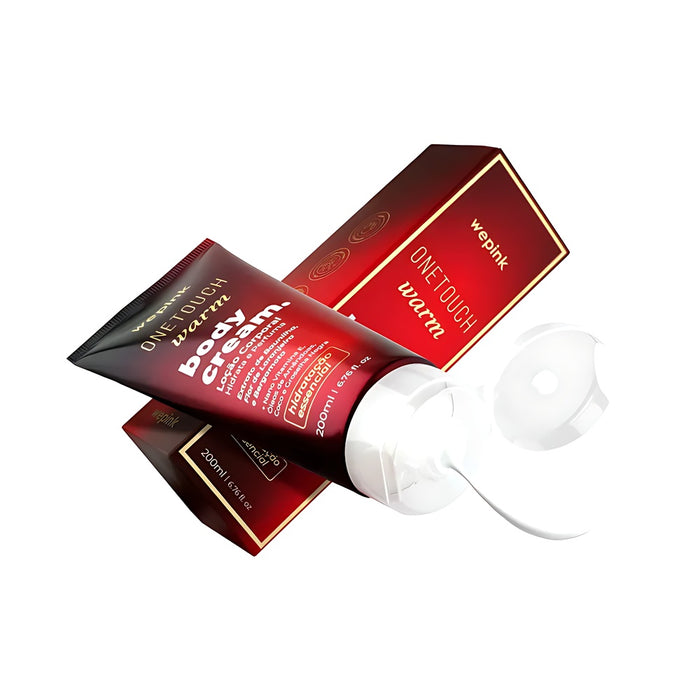 Wepink One Touch Warm Body Cream texture