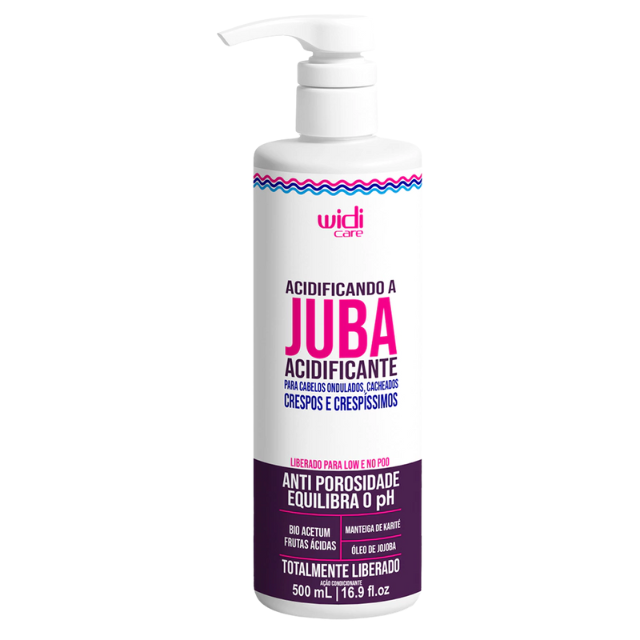Widi Care Acidificando A Juba pH-Balancing Acidifier – 16.9 fl oz (500ml) – Professional porosity neutralizer – Buy now at MKPBR.COM – Worldwide Shipping