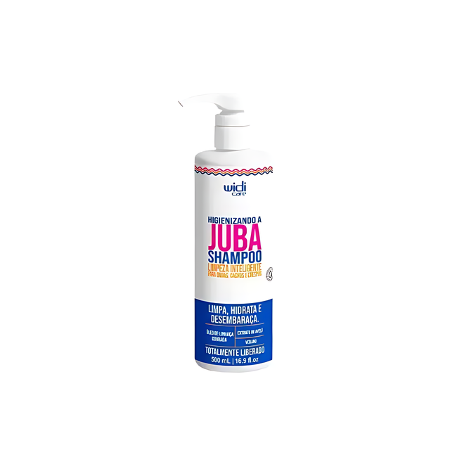 Widi Care Higienizando A Juba Cleansing Shampoo for Wavy & Curly Hair – 16.9 fl oz (500ml) & 33.8 fl oz (1L) – Gentle hydration for natural curls – Buy now at MKPBR.COM – Worldwide Shipping