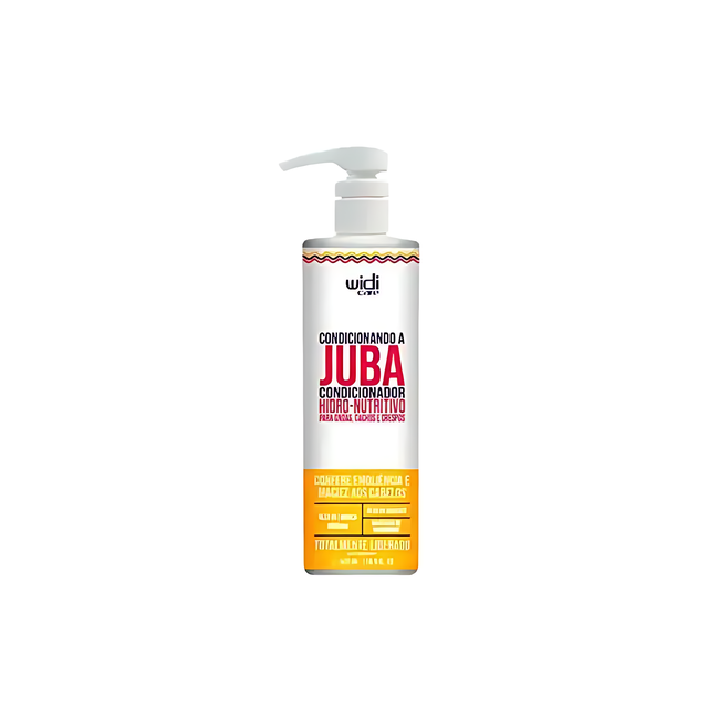 Widi Care Juba Hydro-Nourishing Duo Set: Cleansing Shampoo & Conditioner (500ml each) – Complete curly hair care – Buy now at MKPBR.COM – Worldwide Shipping