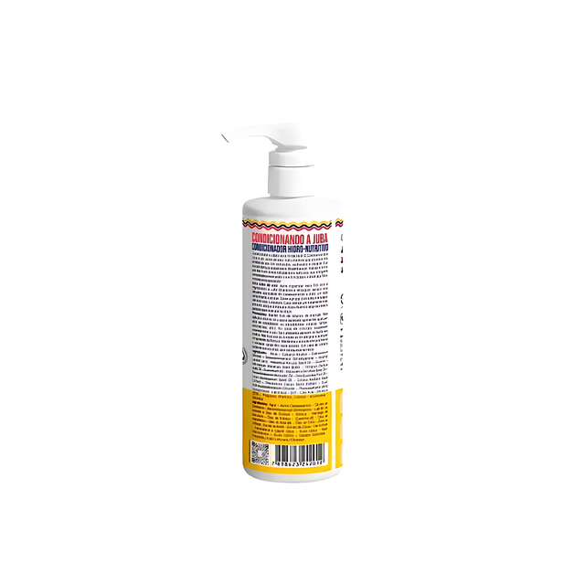 Widi Care Condicionando A Juba Condicioner Wavy & Curly Hair – Back Label Usage and Ingredients – Gentle condicioner for natural curls – Buy now at MKPBR.COM – Worldwide Shipping