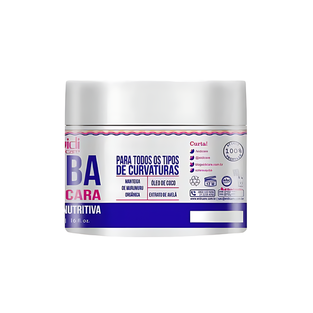 Widi Care Juba Hydro-Nourishing Hair Mask for Curly & Coily Hair, All Curl Types – 17.64 oz (500g) – Ultimate curl nutrition for vibrant hair – Buy now at MKPBR.COM – Worldwide Shipping