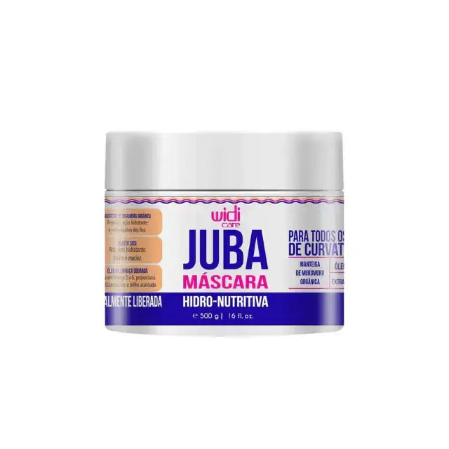 Widi Care Juba Hydro-Nourishing Hair Mask for Curly & Coily Hair – 17.64 oz (500g) Front Package– Deep hydration for natural curls – Buy now at MKPBR.COM – Worldwide Shipping