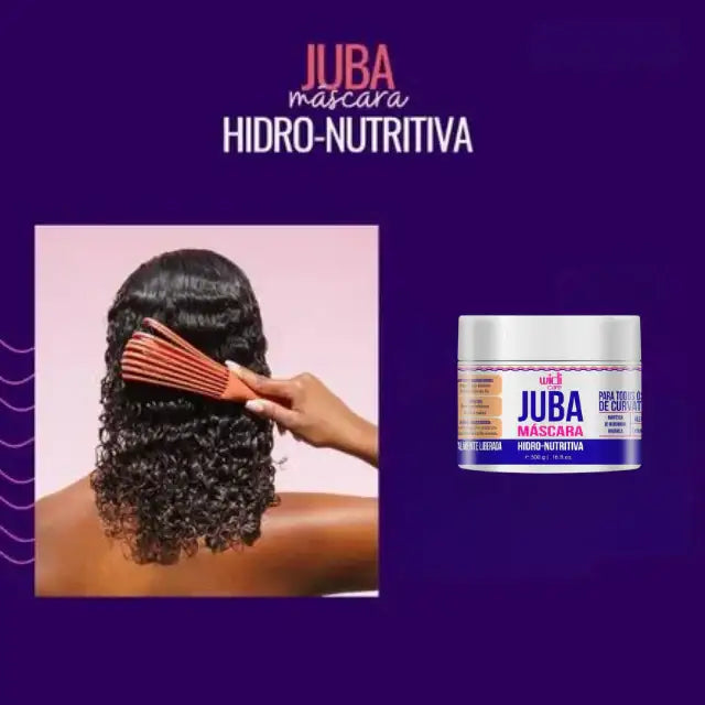 Widi Care Juba Hydro-Nourishing Hair Mask for Curly & Coily Hair – 17.64 oz (500g) – Enhances softness and shine – Buy now at MKPBR.COM – Worldwide Shipping