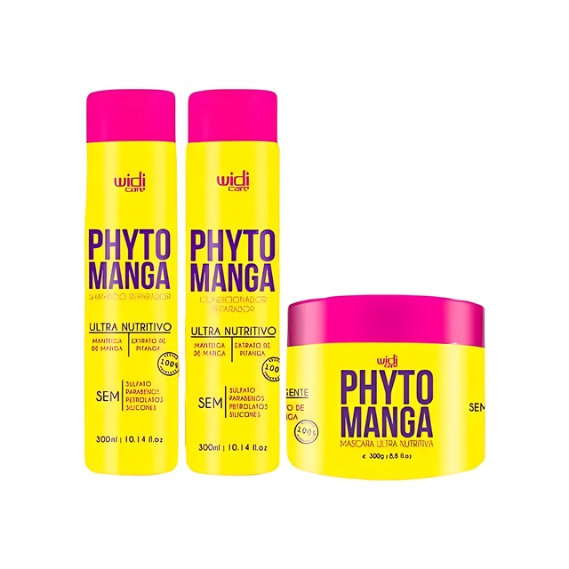 Widi Care Complete Phyto Manga Nourishing & Repair Kit (Shampoo, Conditioner, Mask) – Full hair care system for all hair types – Buy now at MKPBR.COM – Worldwide Shipping
