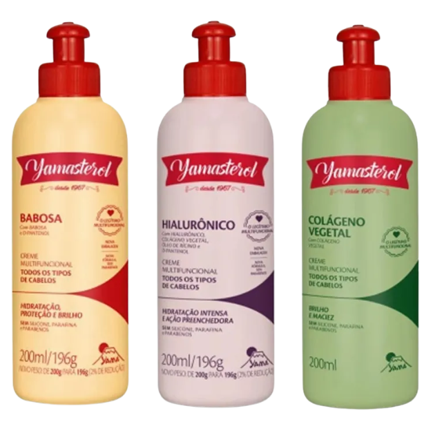 Yamasterol Total Protection Kit 3×200 ml hair schedule – Buy now at MKPBR.COM – Worldwide Shipping