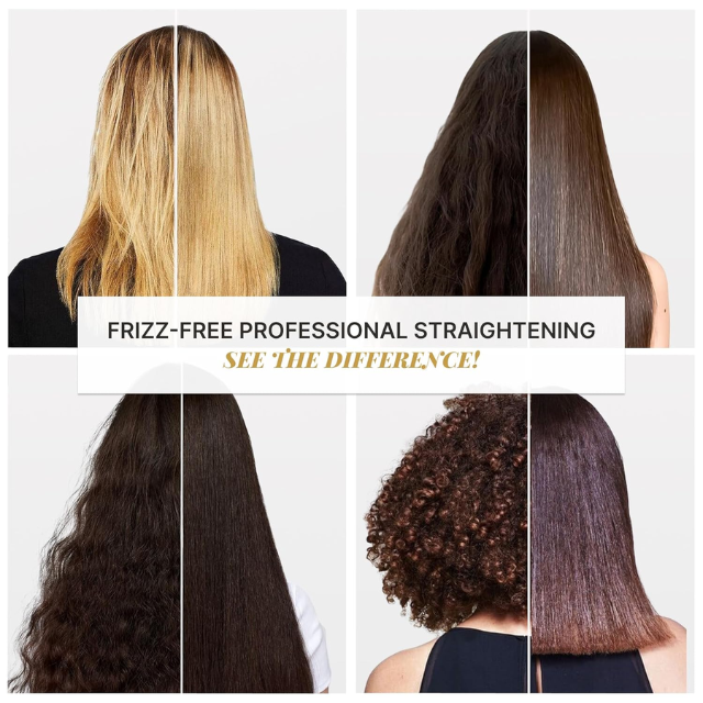 Before and after smoothing results with Fashion Gold Baby kit – Buy now at MKPBR.COM – Worldwide Shipping