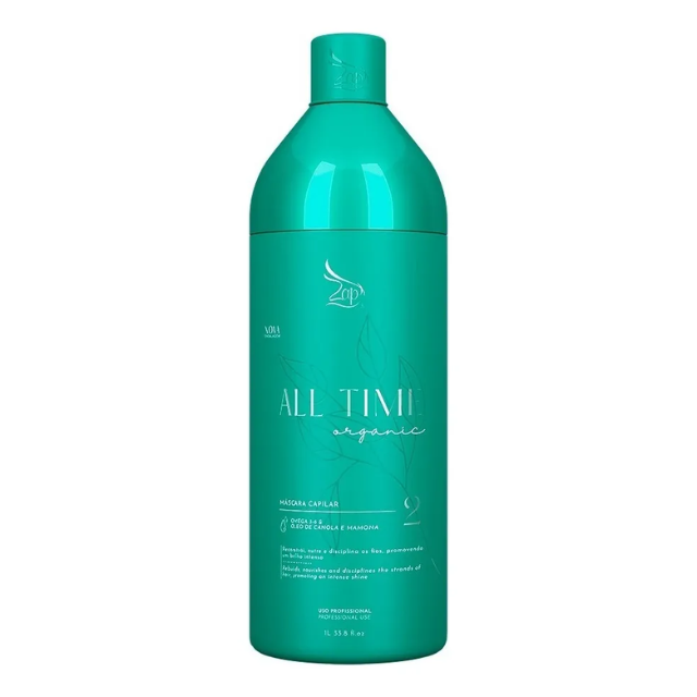 Brazilian formaldehyde‑free smoothing mask Zap All Time Organic – Buy now at MKPBR.com – Worldwide Shipping
