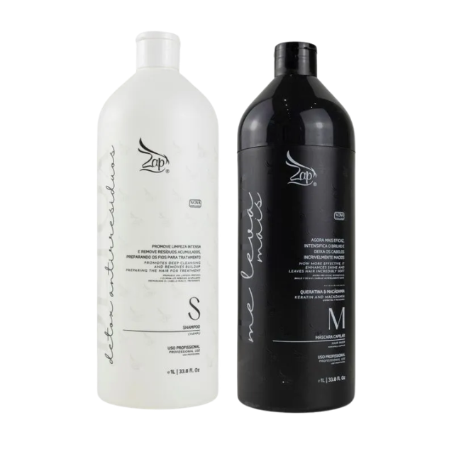 Zap Me Leva Progressive Hair Treatment Kit front view – Buy now at MKPBR.com – Worldwide Shipping
