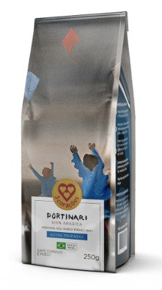 3 Corações Gourmet Portinari - Truffled Notes - Roasted and Ground Coffee - 1947 Boys flying kites - 250g MKPBR - Brazilian Brands Worldwide