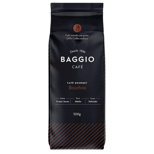 BAGGIO Gourmet Bourbon- Roasted Beans - 500g - Brazilian Coffee MKPBR - Brazilian Brands Worldwide
