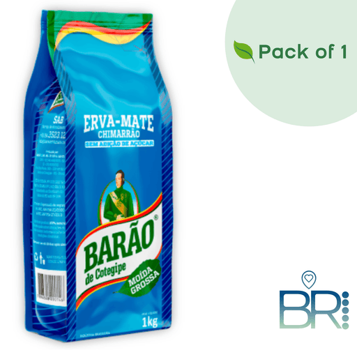 BARÃO - Erva Mate - Coarse Grind - 1 kg MKPBR - Brazilian Brands Worldwide