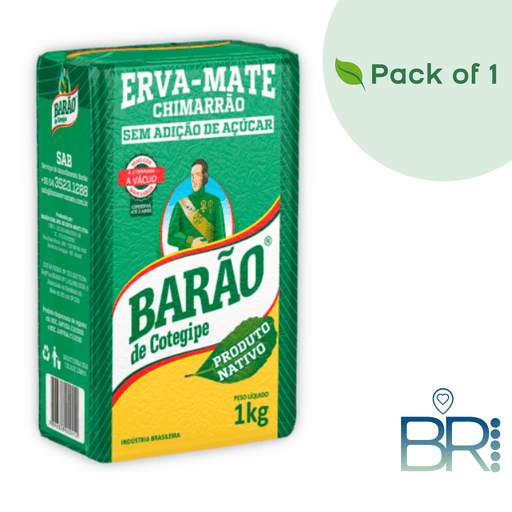 BARÃO - Erva Mate - Native - Vacuum - 1 kg MKPBR - Brazilian Brands Worldwide