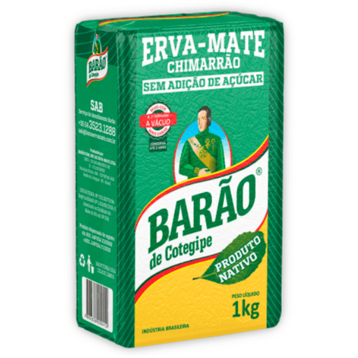 BARÃO - Erva Mate - Native - Vacuum - 1 kg MKPBR - Brazilian Brands Worldwide