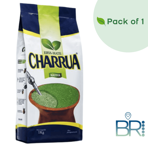 CHARRUA - Erva Mate - Native - 1 kg MKPBR - Brazilian Brands Worldwide