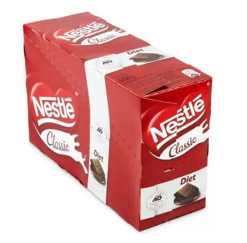 Classic Diet Milk Chocolate 25g - Box of 22 units - Nestlé MKPBR - Brazilian Brands Worldwide