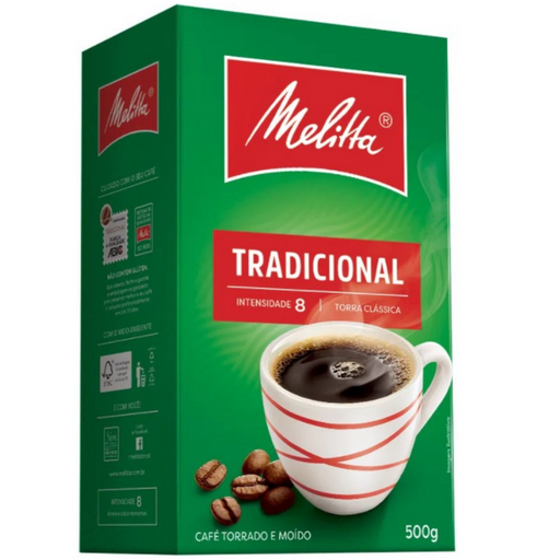 MELITTA Traditional Roasted and Ground Coffee - 500g MKPBR - Brazilian Brands Worldwide