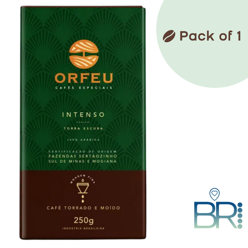 ORFEU Intense 250g - Brazilian Coffee MKPBR - Brazilian Brands Worldwide