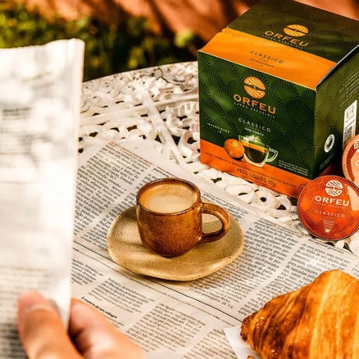 Orfeu Espresso Classic 10 capsules - Compatible Dolce Gusto®*.- Brazilian Coffee MKPBR - Brazilian Brands Worldwide