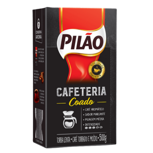 PILÃO Cafeteria Coado Roasted and Ground Coffee - 500g MKPBR - Brazilian Brands Worldwide