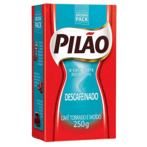 PILÃO Decaffeinated 250g - Brazilian Coffee MKPBR - Brazilian Brands Worldwide