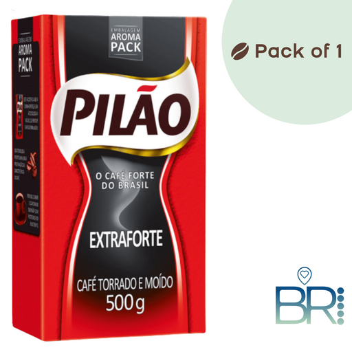 PILÃO Extra-Strong 500g - Brazilian Coffee MKPBR - Brazilian Brands Worldwide