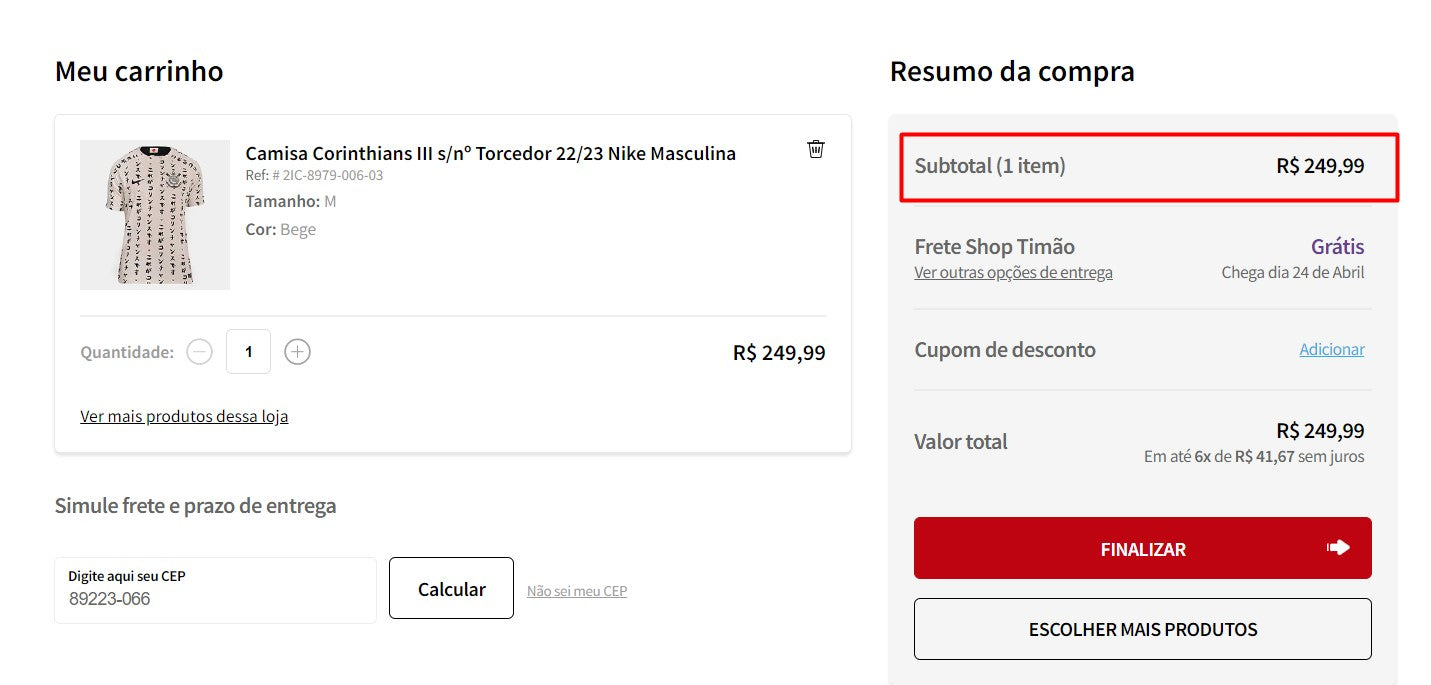 Personal Shopper | Buy from Brazil - Corinthians Football Shirt - 2 items (DDP) MKPBR - Brazilian Brands Worldwide