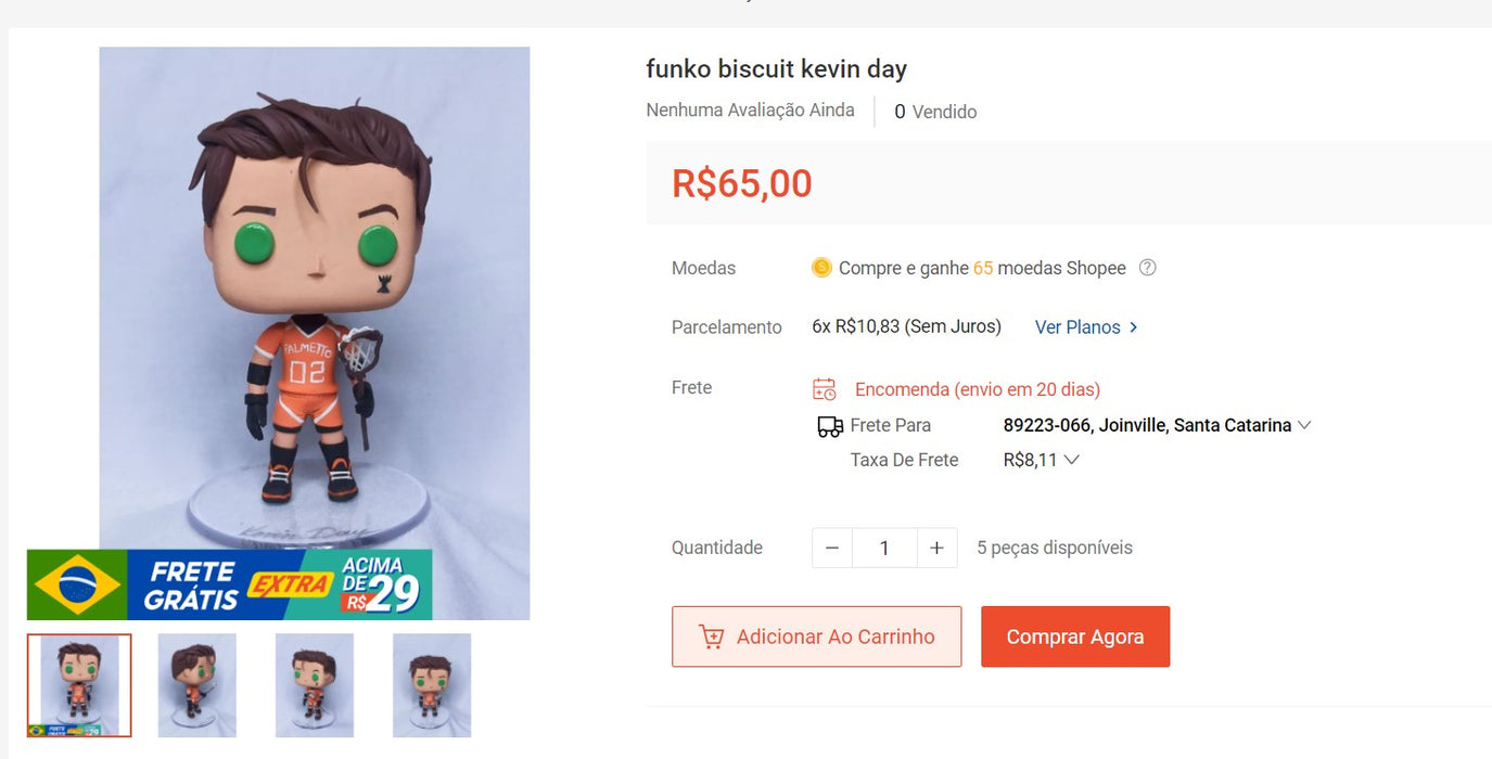 Personal Shopper | Buy from Brazil - Funko Biscuit - 8 items - Shoppee- MKPBR - Brazilian Brands Worldwide