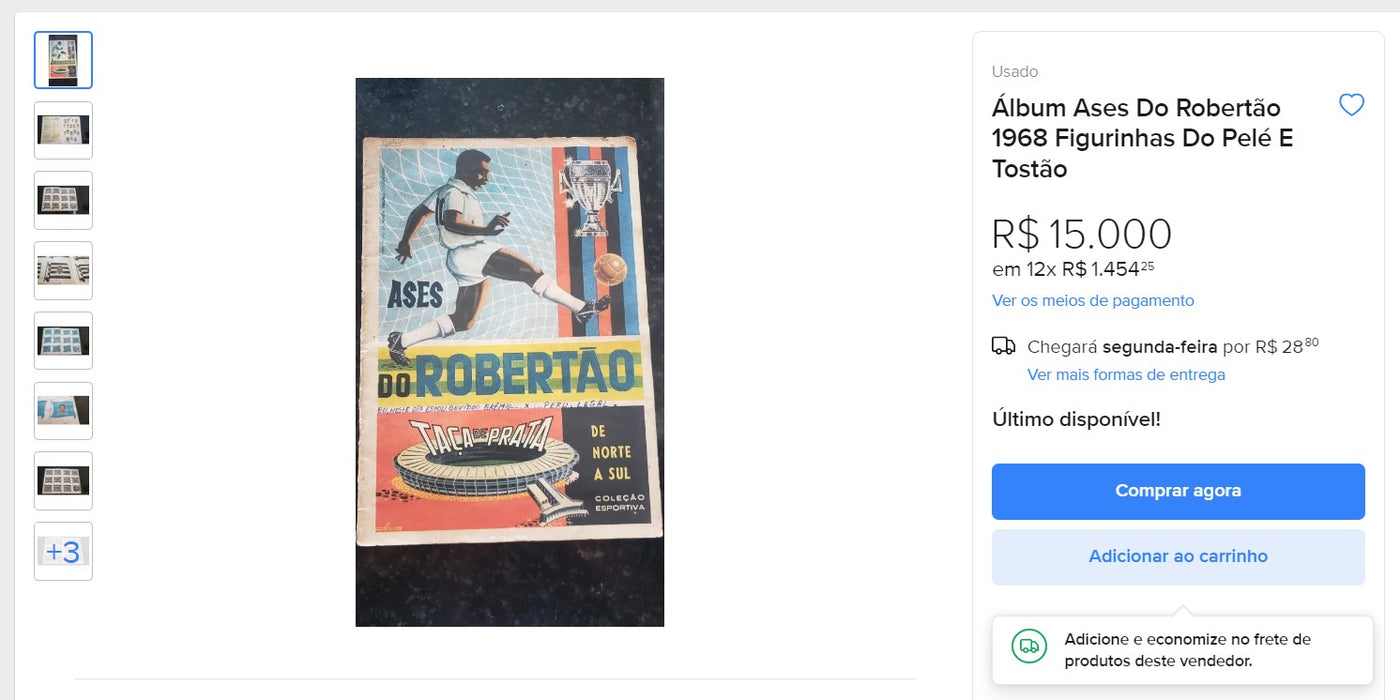 Personal Shopper | Buy from Brazil - Kit - 3 Football Albums - Collection- MKPBR - Brazilian Brands Worldwide