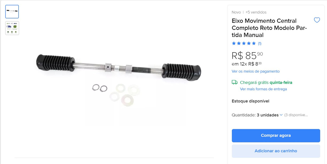 Personal Shopper | Buy from Brazil -Parts for scooters and bikes - 116 units (DDP)- MKPBR - Brazilian Brands Worldwide