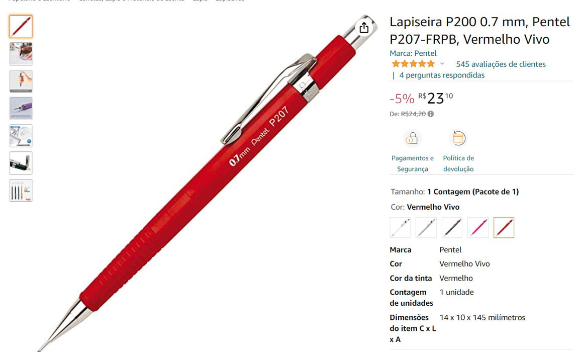 Personal Shopper | Buy from Brazil - Pencil kit - 4 kits - DDP- MKPBR - Brazilian Brands Worldwide