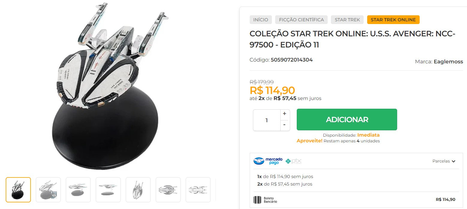 Personal Shopper | Buy from Brazil - Star Trek Collection - 9 units (DDP)- MKPBR - Brazilian Brands Worldwide