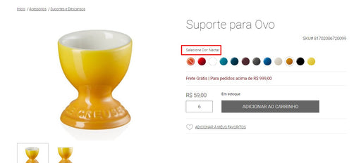 Personal Shopper | Buy from Brazil - Suporte para Ovo - Nectar - 6 items (DDP)- MKPBR - Brazilian Brands Worldwide