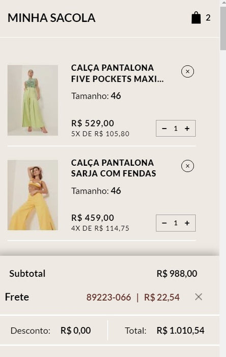 Personal Shopper | Buy from Brazil - clothes and shoes - 5 items - DDP- MKPBR - Brazilian Brands Worldwide