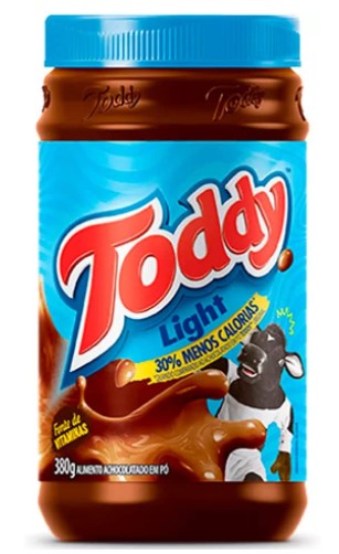 Toddy Light Chocolate Powder 380g MKPBR - Brazilian Brands Worldwide