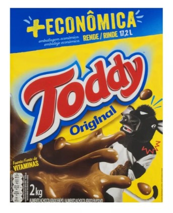 Toddy Original Chocolate Drink Powder 2Kg MKPBR - Brazilian Brands Worldwide