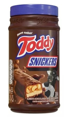 Toddy Snickers Chocolate Powder 350g MKPBR - Brazilian Brands Worldwide